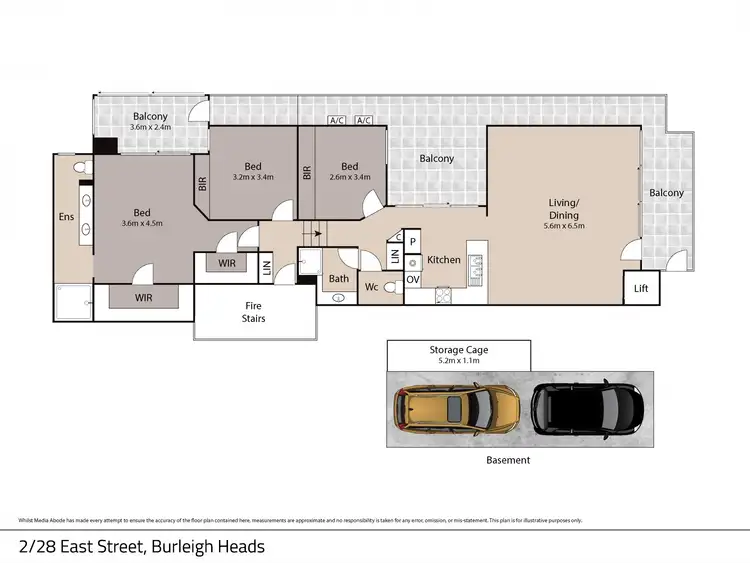 Floorplan of Homely apartment listing, 2/28 East Street, Burleigh Heads QLD 4220