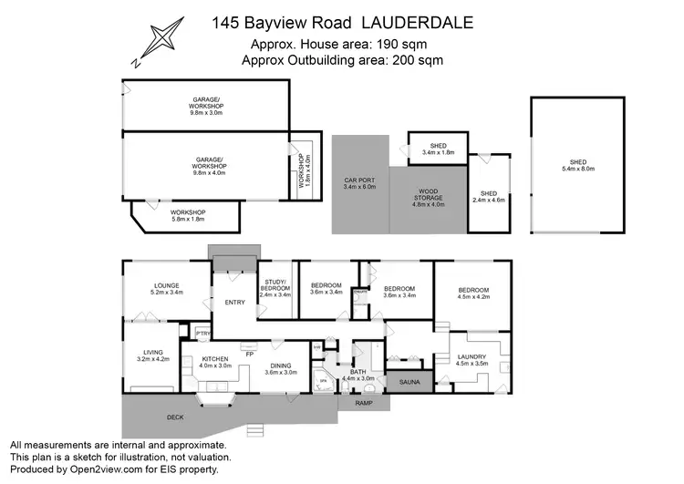 Floorplan of Homely house listing, 145 Bayview Road, Lauderdale TAS 7021