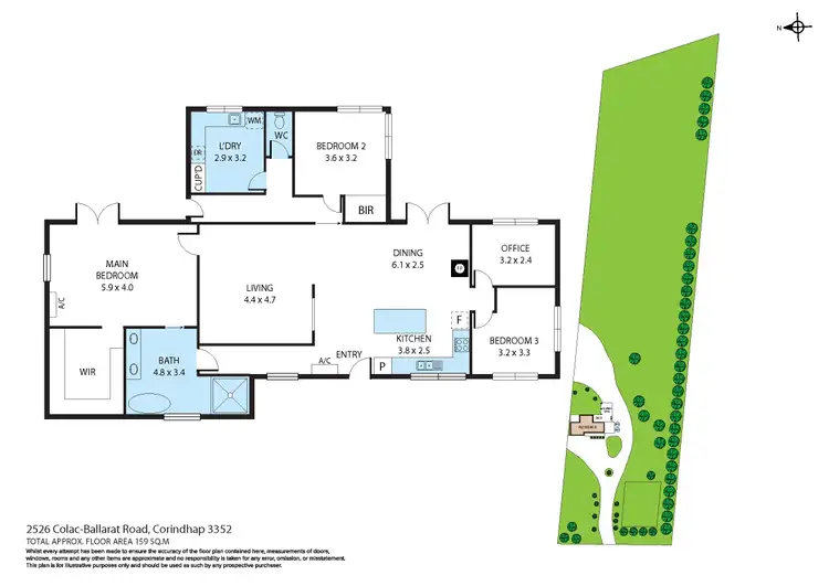 Floorplan of Homely house listing, 2526 Colac-Ballarat Road, Corindhap VIC 3352