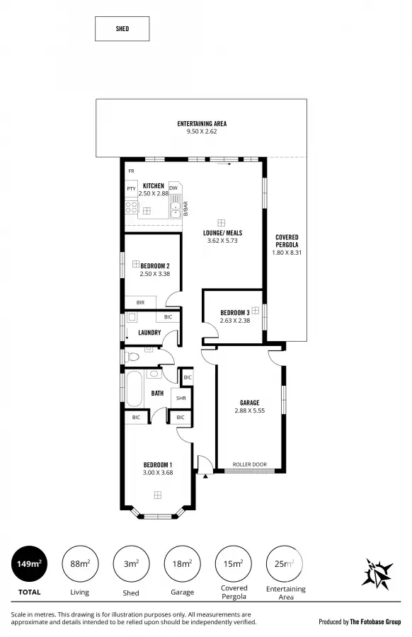 Floorplan of Homely house listing, 16B College Avenue, Valley View SA 5093