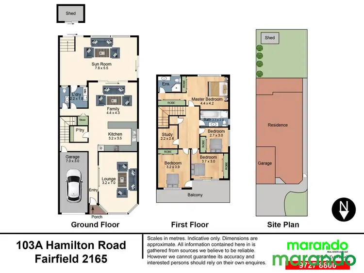Floorplan of Homely house listing, 103A Hamilton Road, Fairfield NSW 2165