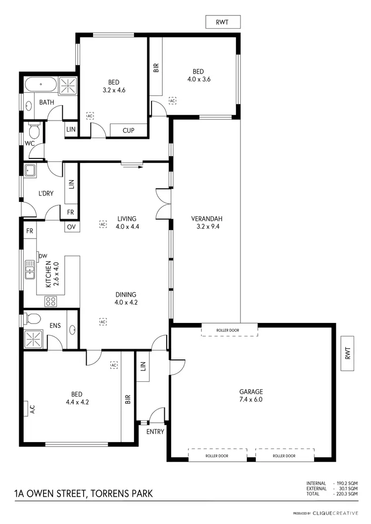 Floorplan of Homely house listing, 1A Owen Street, Torrens Park SA 5062