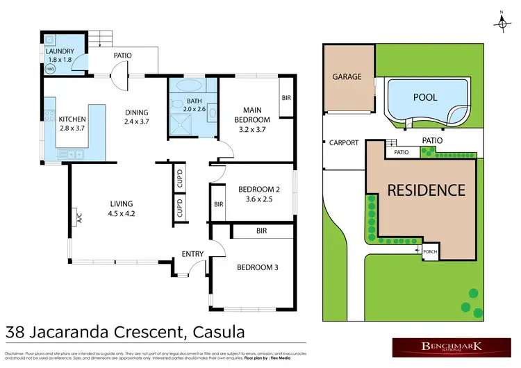 Floorplan of Homely house listing, 38 Jacaranda Crescent, Casula NSW 2170