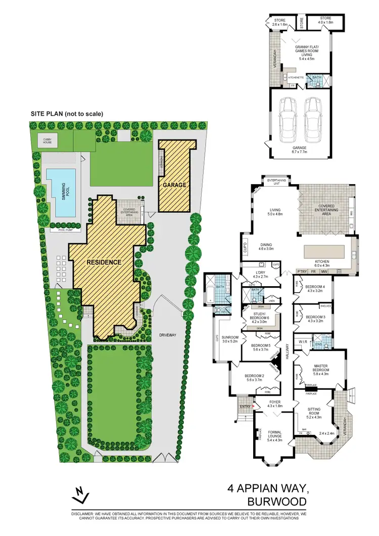 Floorplan of Homely house listing, 4 Appian Way, Burwood NSW 2134