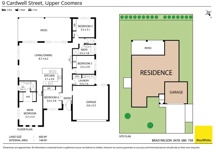 Floorplan of Homely house listing, 9 Cardwell Street, Upper Coomera QLD 4209