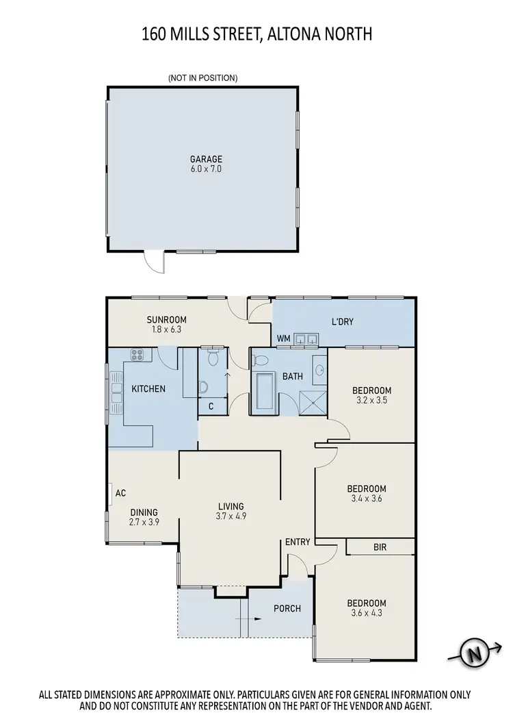 Floorplan of Homely house listing, 160 Mills Street, Altona North VIC 3025