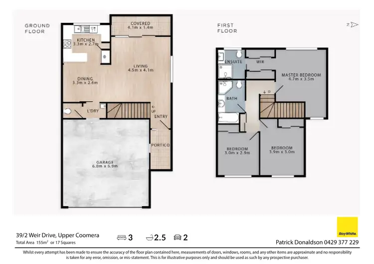 Floorplan of Homely house listing, 39/2 Weir Drive, Upper Coomera QLD 4209