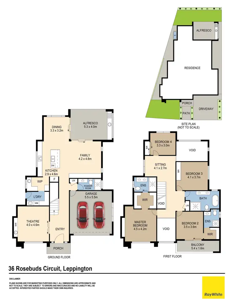 Floorplan of Homely house listing, 36 Rosebuds Circuit, Leppington NSW 2179