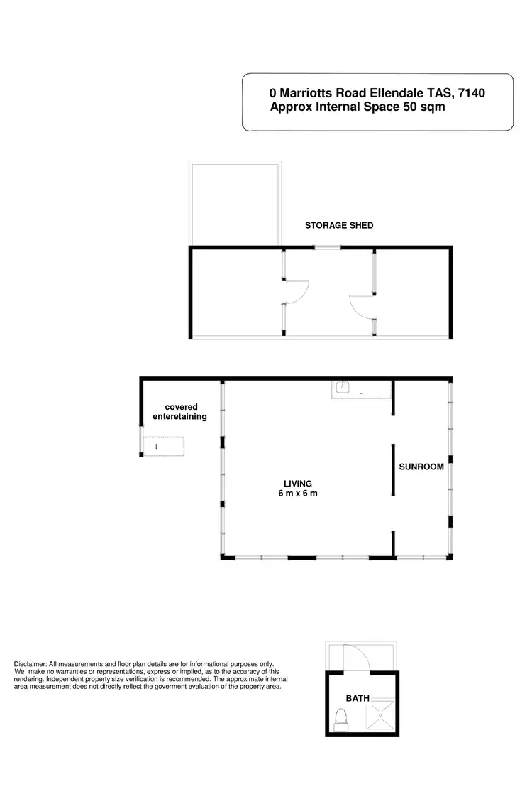 Floorplan of Homely land listing, Lot 1 Marriotts Road, Ellendale TAS 7140