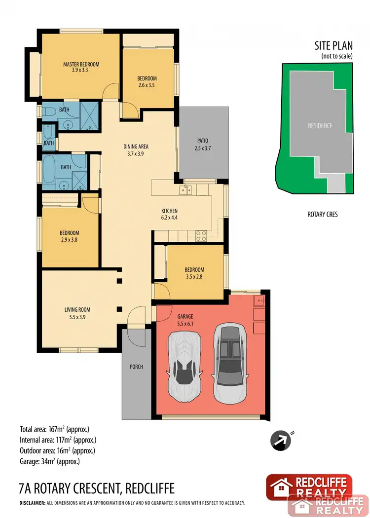 Floorplan of Homely house listing, 7a Rotary Crescent, Redcliffe QLD 4020