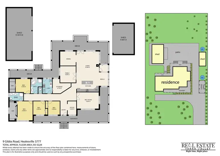 Floorplan of Homely house listing, 9 Gibbs Road, Healesville VIC 3777