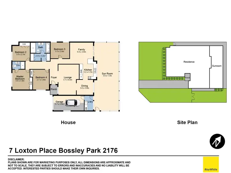 Floorplan of Homely house listing, 7 Loxton Place, Bossley Park NSW 2176