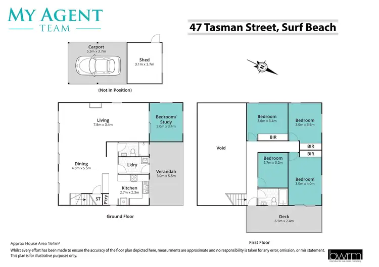 Floorplan of Homely house listing, 47 Tasman Street, Surf Beach NSW 2536