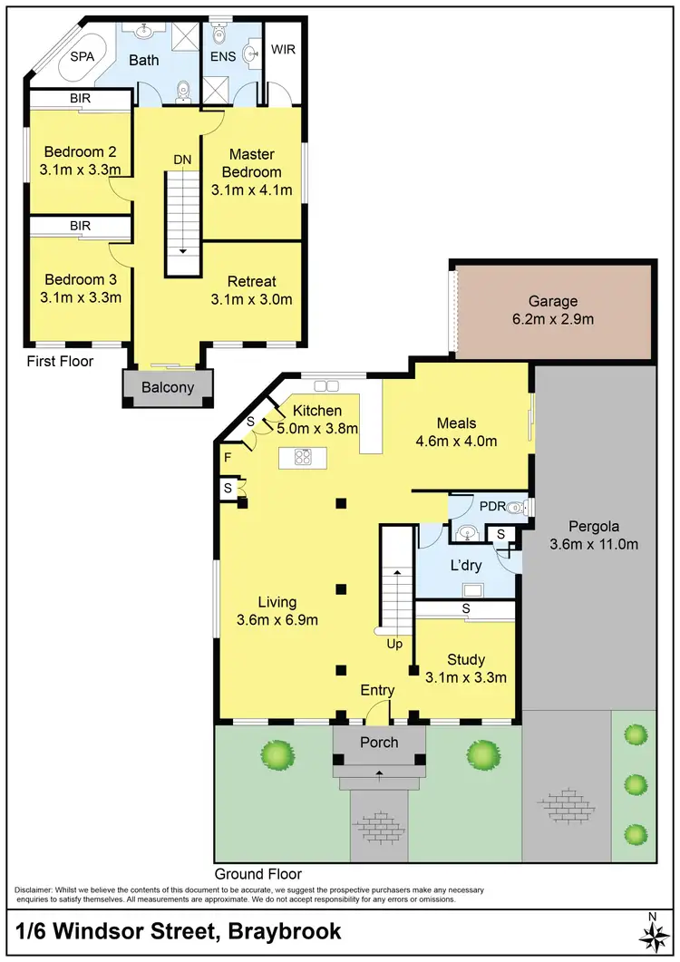 Floorplan of Homely house listing, 1/6 Windsor Street, Braybrook VIC 3019