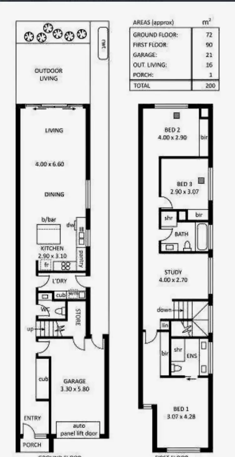 Floorplan of Homely townhouse listing, 6A Donald Street, Campbelltown SA 5074