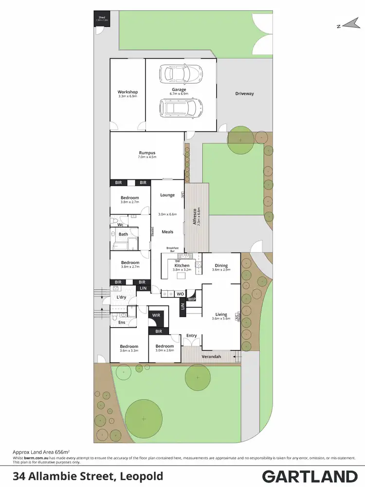 Floorplan of Homely house listing, 34 Allambie Street, Leopold VIC 3224