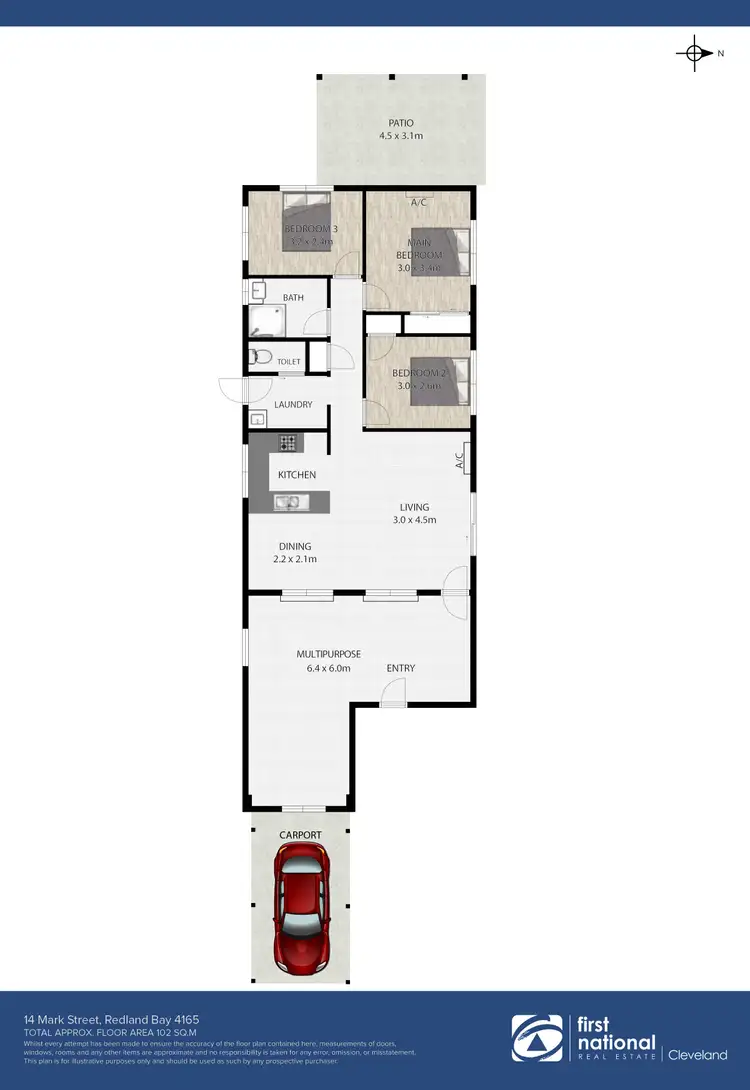 Floorplan of Homely house listing, 14 Mark Street, Redland Bay QLD 4165