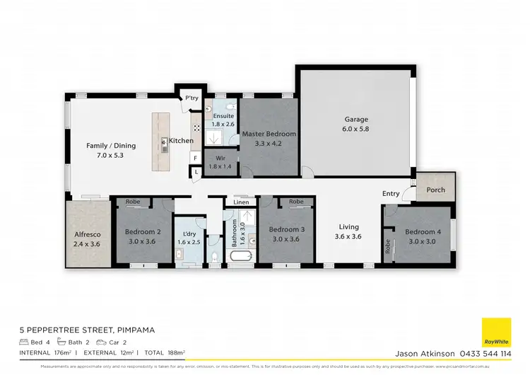 Floorplan of Homely house listing, 5 Peppertree Street, Pimpama QLD 4209