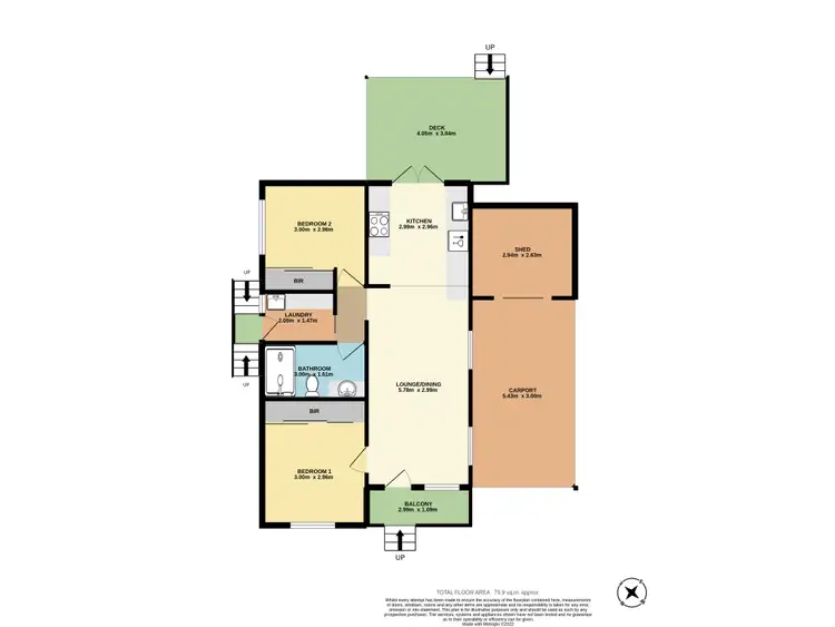 Floorplan of Homely villa listing, 81 Lakeline Drive, Kanahooka NSW 2530