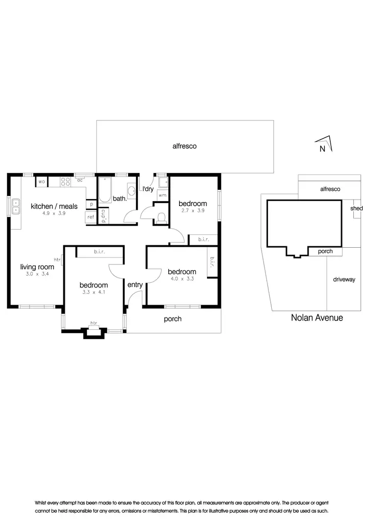 Floorplan of Homely house listing, 40 Nolan Avenue, Brooklyn VIC 3012