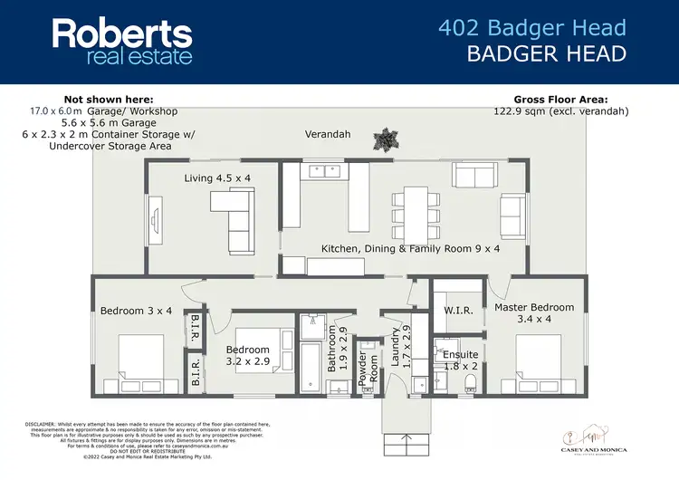 Floorplan of Homely house listing, 402 Badger Head Road, Badger Head TAS 7270