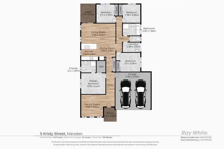 Floorplan of Homely house listing, 5 Kristy Street, Marsden QLD 4132