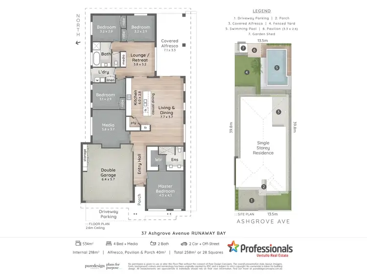 Floorplan of Homely house listing, 37 Ashgrove Ave, Runaway Bay QLD 4216