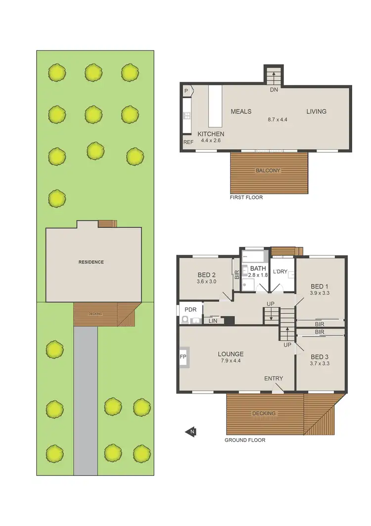 Floorplan of Homely house listing, 6 Fore Street, Whittlesea VIC 3757