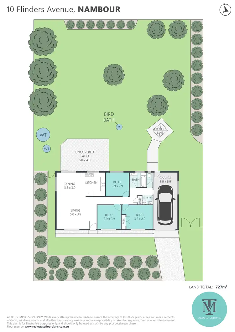 Floorplan of Homely house listing, 10 Flinders Avenue, Nambour QLD 4560