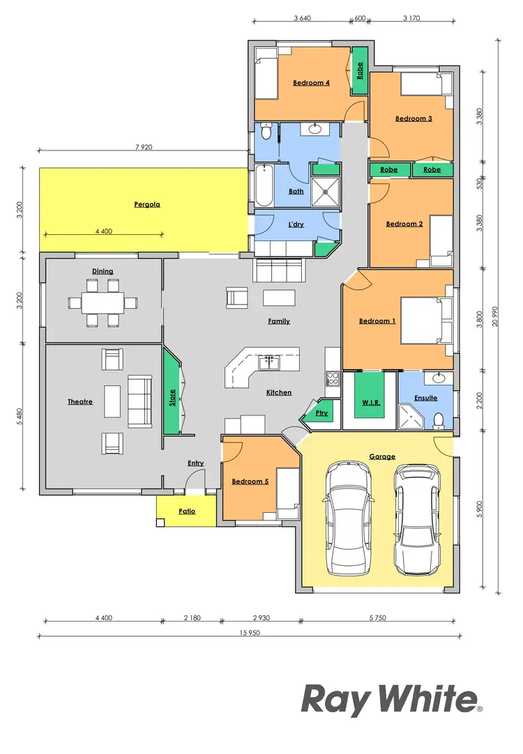 Floorplan of Homely house listing, 3 John Armstrong Close, Taree NSW 2430