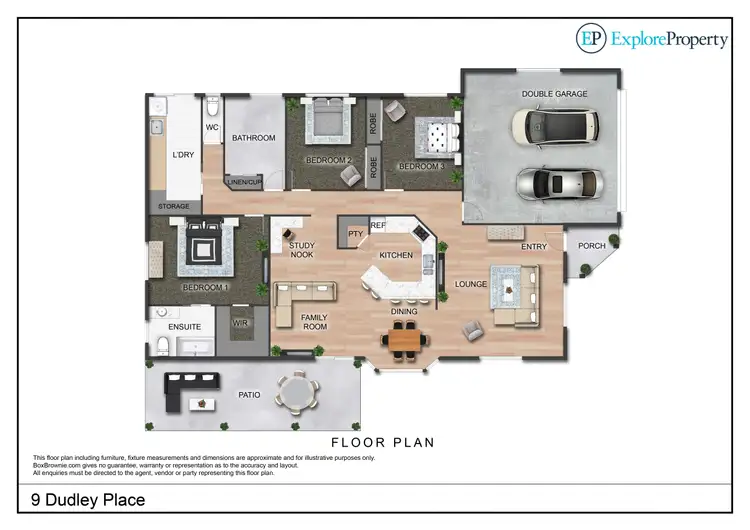 Floorplan of Homely house listing, 9 Dudley Place, Slade Point QLD 4740