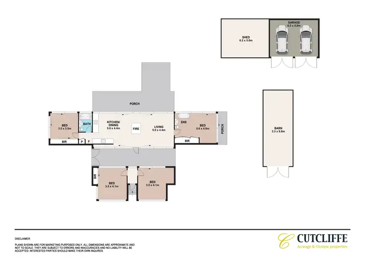 Floorplan of Homely rural property listing, 5835 Putty Road, Howes Valley NSW 2330