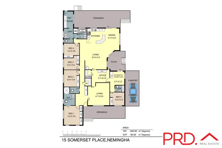Floorplan of Homely house listing, 15 Somerset Place, Tamworth NSW 2340