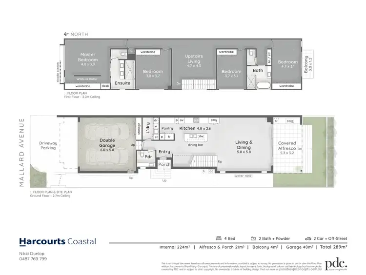 Floorplan of Homely house listing, 22B Mallard Avenue, Paradise Point QLD 4216