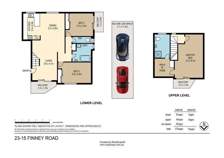 Floorplan of Homely unit listing, 23/15 Finney Road, Indooroopilly QLD 4068