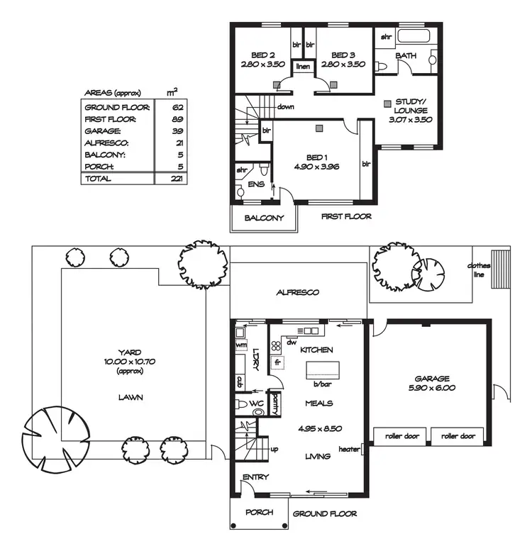 Floorplan of Homely house listing, 2/3 Brecon Street, Windsor Gardens SA 5087