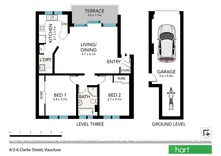 Floorplan of Homely apartment listing, 6/2-6 Clarke Street, Vaucluse NSW 2030