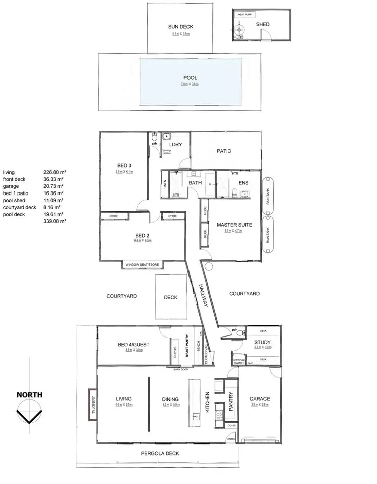 Floorplan of Homely house listing, 3 Bada Lane, Tomakin NSW 2537