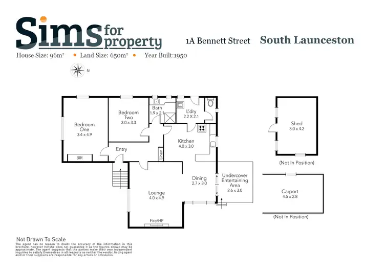 Floorplan of Homely house listing, 1A Bennett Street, South Launceston TAS 7249