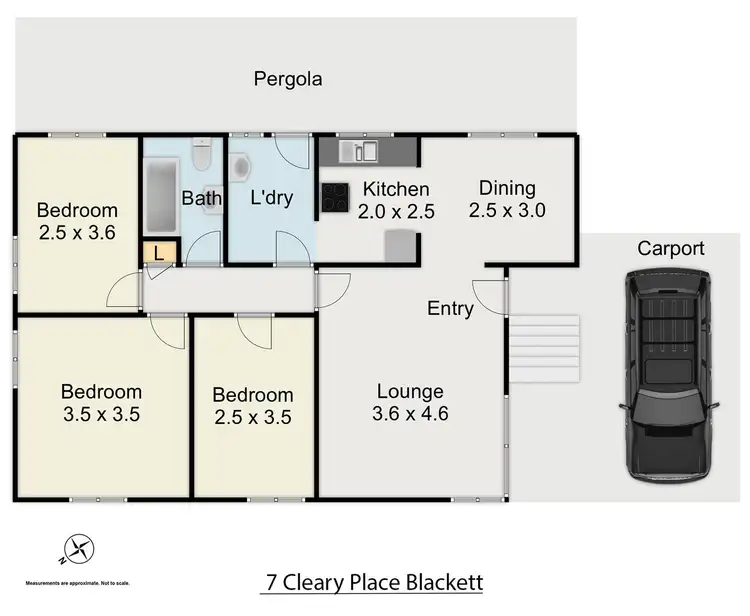 Floorplan of Homely house listing, 7 Cleary Place, Blackett NSW 2770
