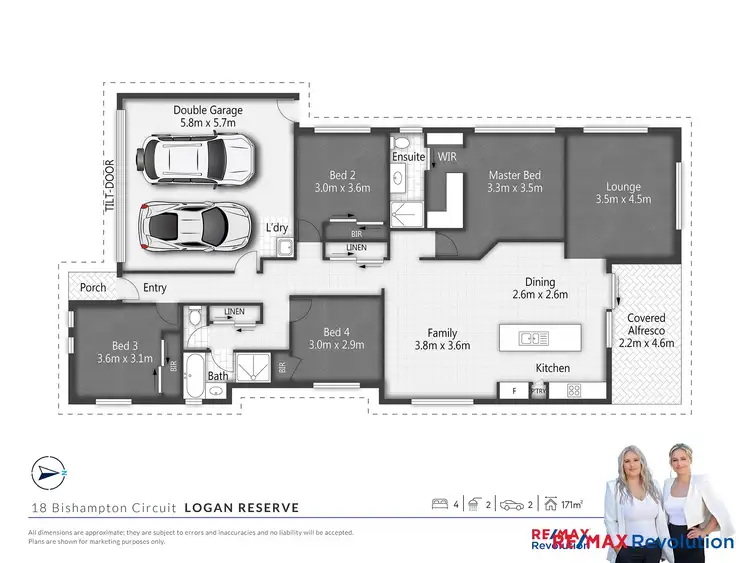 Floorplan of Homely house listing, 18 Bishampton Circuit, Logan Reserve QLD 4133