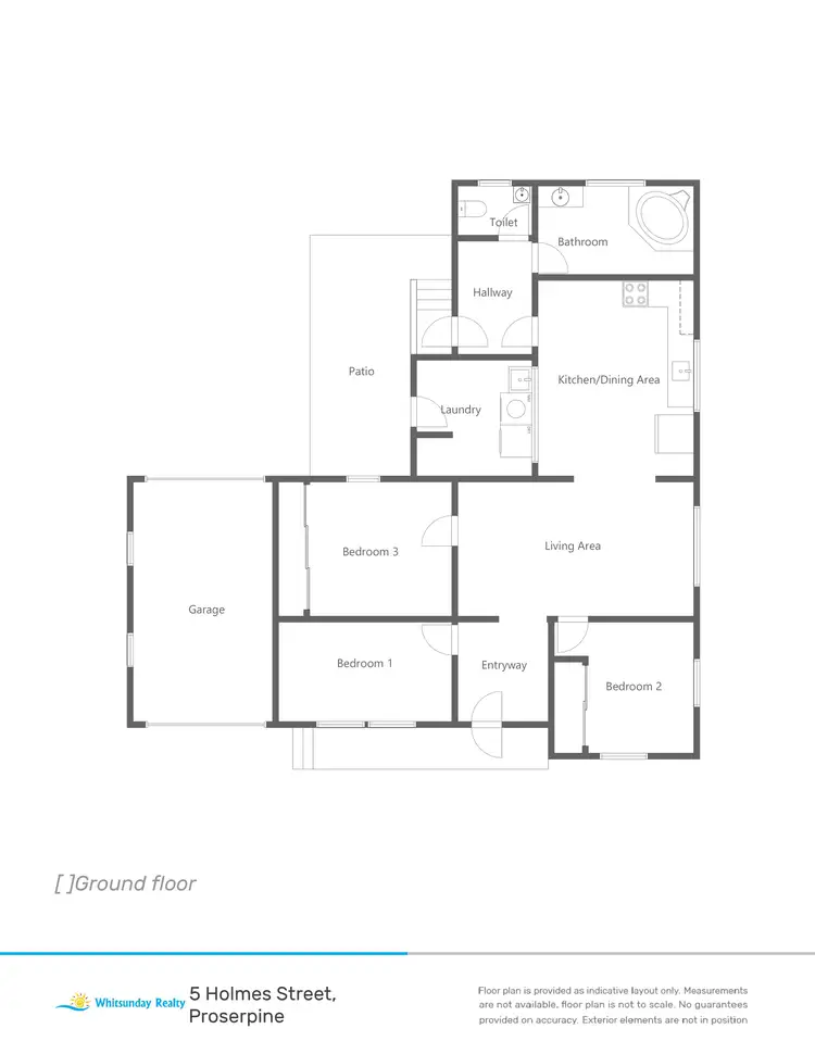 Floorplan of Homely house listing, 5 Holmes Street, Proserpine QLD 4800