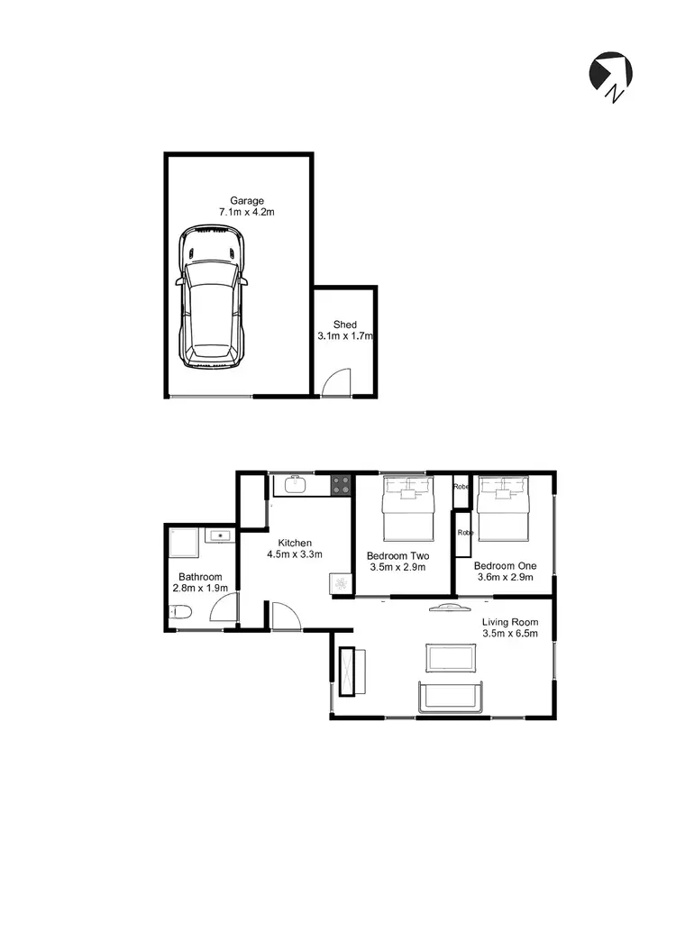 Floorplan of Homely house listing, 16 Flintstone Drive, Flintstone TAS 7030
