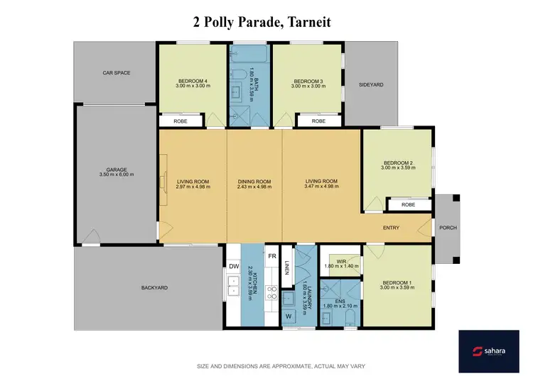 Floorplan of Homely house listing, 2 Polly Parade, Tarneit VIC 3029