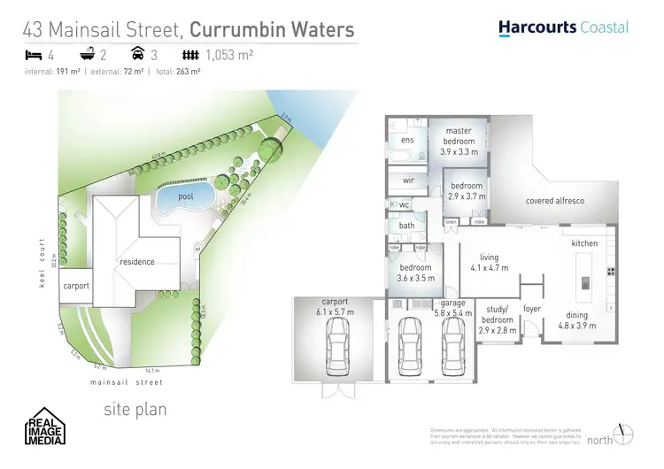 Floorplan of Homely house listing, 43 Mainsail Street, Currumbin Waters QLD 4223