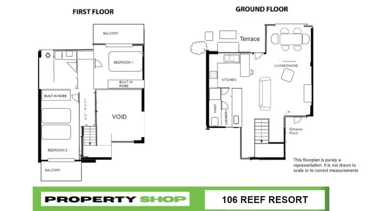 Floorplan of Homely apartment listing, 106/121-137 Port Douglas Road, Port Douglas QLD 4877