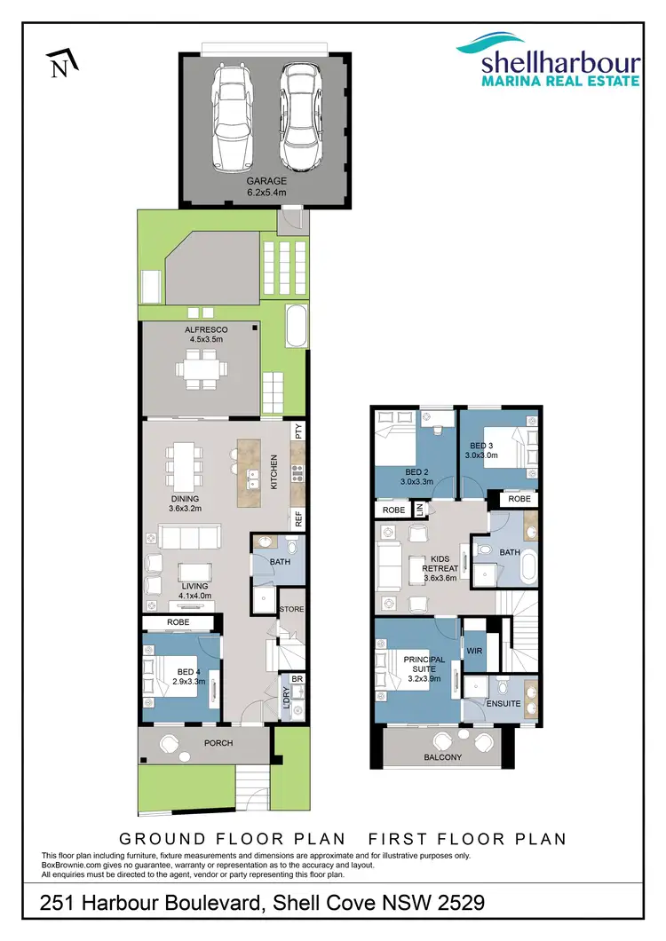 Floorplan of Homely house listing, 251 Harbour Boulevard, Shell Cove NSW 2529