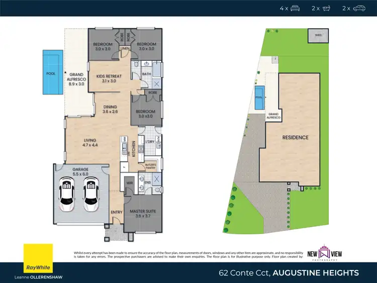Floorplan of Homely house listing, 62 Conte Circuit, Augustine Heights QLD 4300