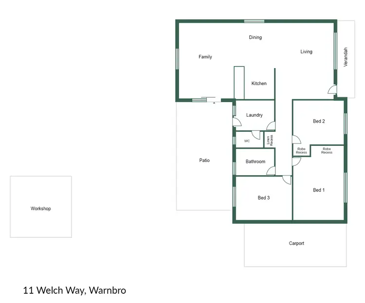 Floorplan of Homely house listing, 11 Welch Way, Warnbro WA 6169