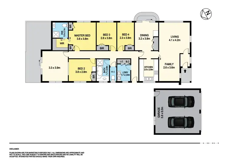 Floorplan of Homely house listing, 510 Simpson Street, Buninyong VIC 3357